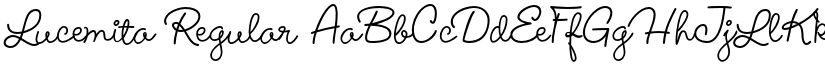 Lucemita Regular font