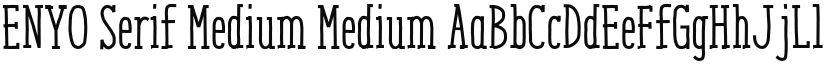 ENYO Serif Medium Medium font