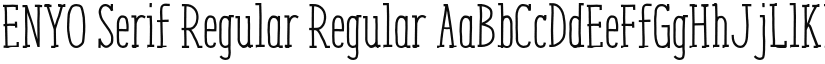 ENYO Serif font download