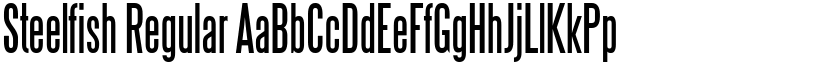 Steelfish Regular font