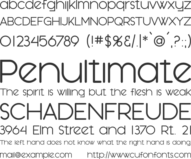 SF Orson Casual font preview