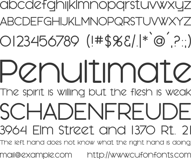 SF Orson Casual font preview