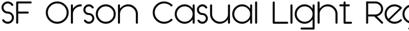SF Orson Casual font download