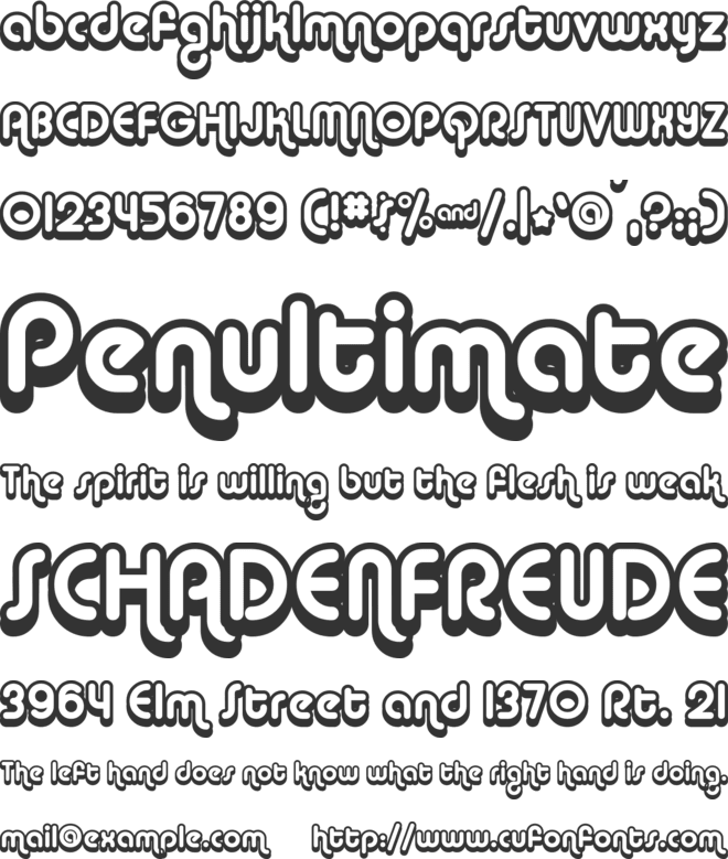 Alba Super font preview