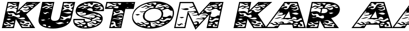 Kustom Kar font download