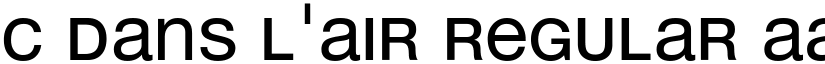 C Dans L'air font download