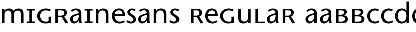 MigraineSans Regular font