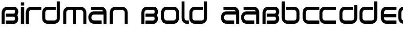 Birdman Bold font