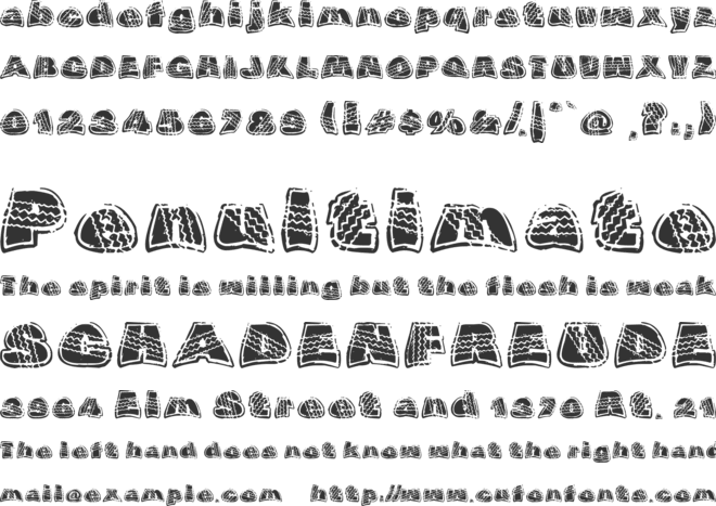 OverRide DSG font preview