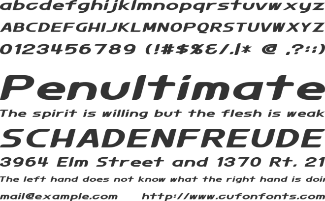 D3 Snowboardism font preview