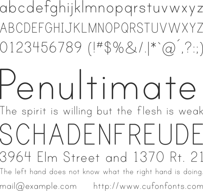Print Clearly OT font preview