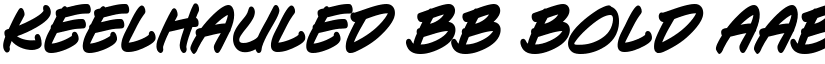Keelhauled BB Bold font
