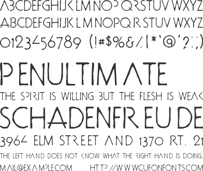 doctorBob font preview