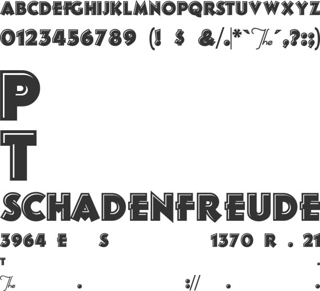 Franken's-SteinA font preview