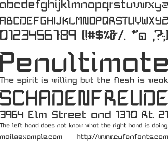 Mika font preview