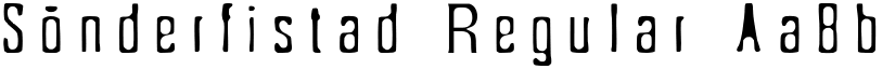 Sönderfistad font download
