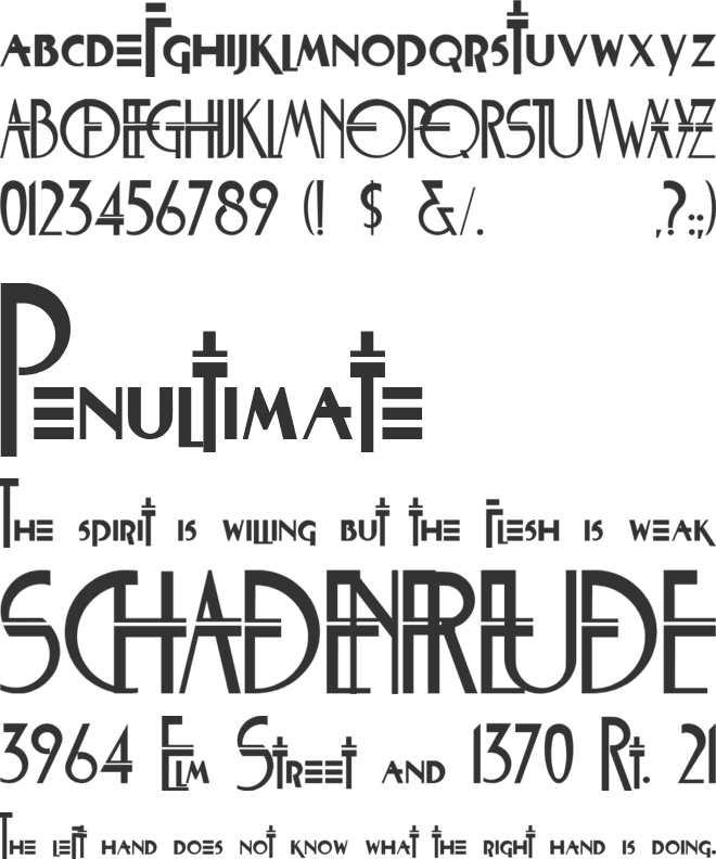 Fontasia Clash font preview