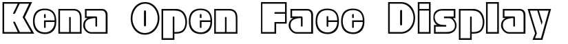 Kena Open Face Display SSi font download