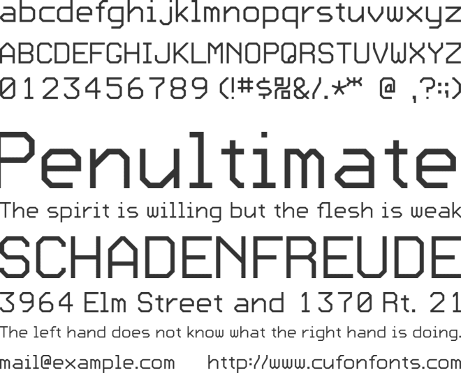 KADO_Kaku font preview