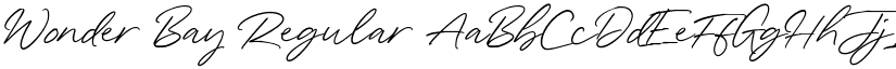 Wonder Bay Regular font