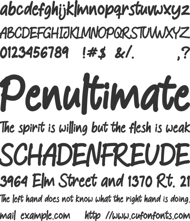 Jarbomhollow font preview