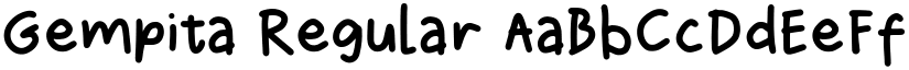 Gempita font download