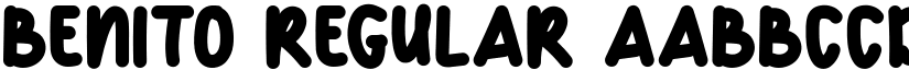 BENITO Regular font