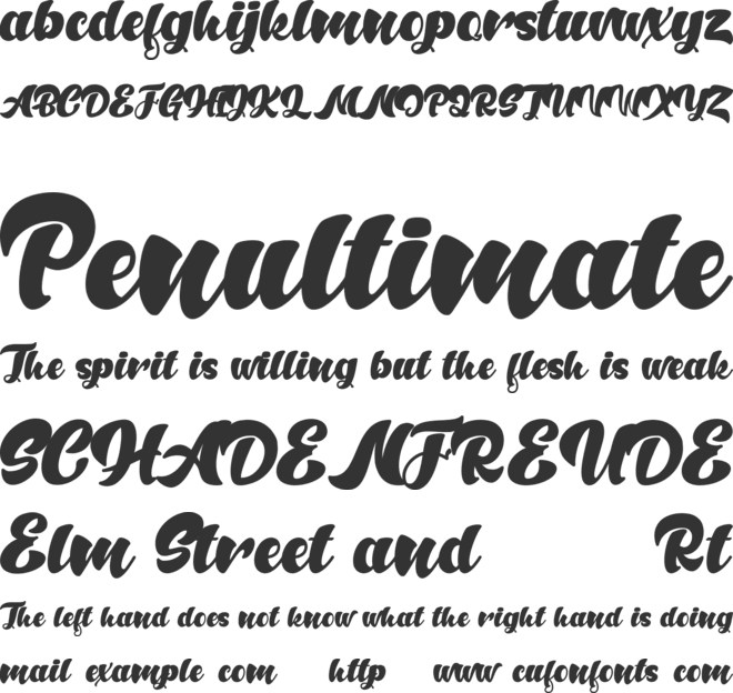 Anthem of Narasi font preview