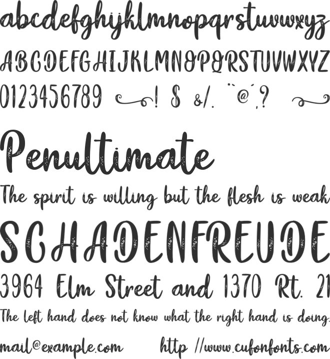 Osaka Mustache - Personal Use font preview