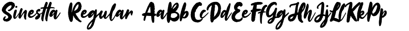 Sinestta Regular font