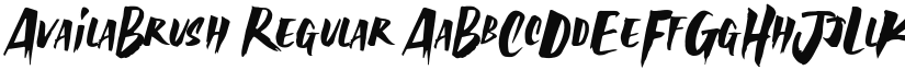 AvailaBrush font download