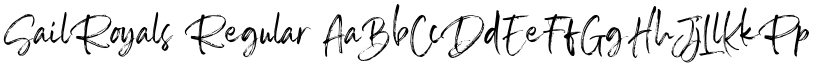 SailRoyals Regular font