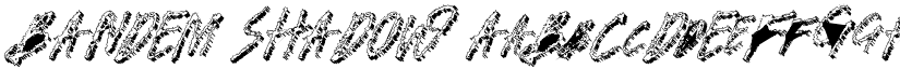 BANDEM SHADOW font