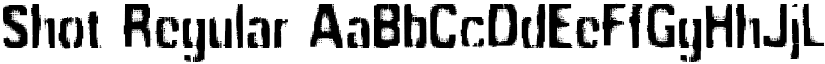 Shot Regular font