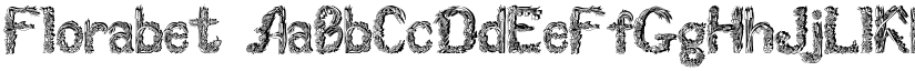 Florabet font