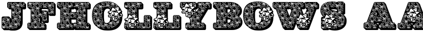 JFHollyBows font