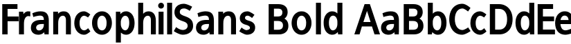 FrancophilSans Bold font