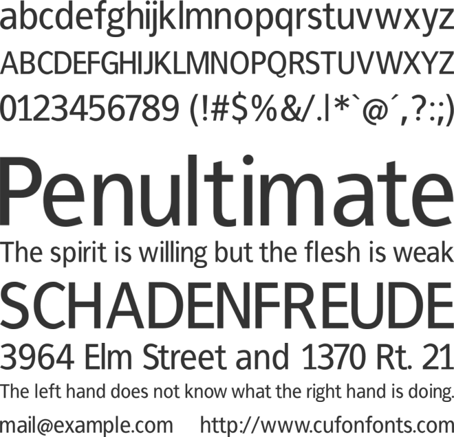 FrancophilSans font preview