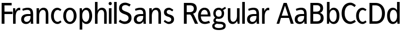 FrancophilSans Regular font