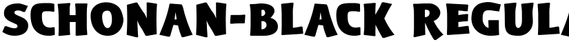 Schonan-Black Regular font