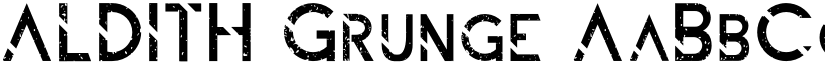 ALDITH Grunge font