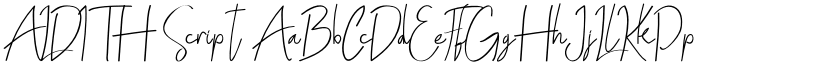 ALDITH Script font