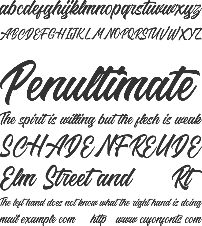 Riverside FREE font preview