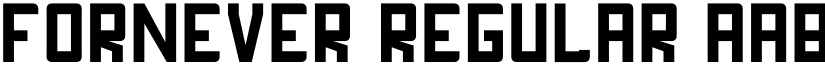 FORNEVER Regular font