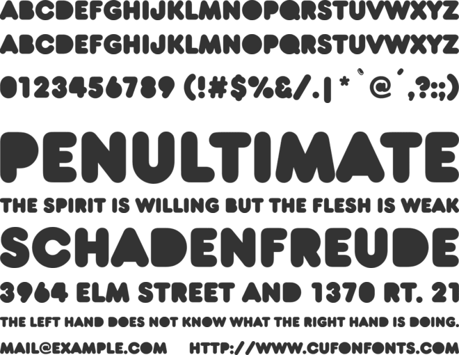 RNS  BARUTA BLACK font preview