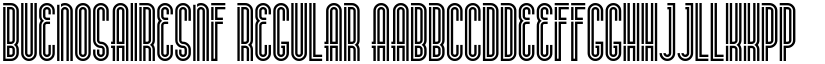 BuenosAiresNF Regular font