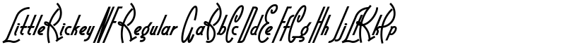 LittleRickeyNF font download