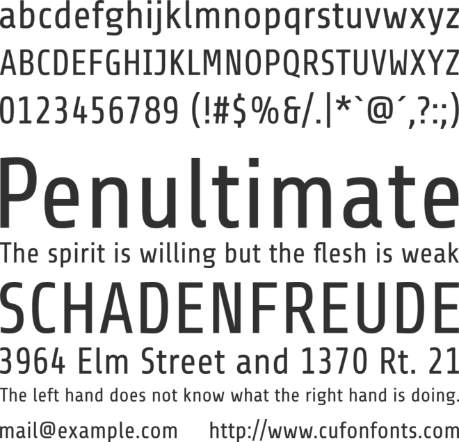 Share- font preview