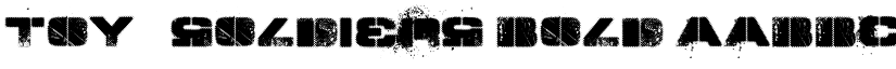 TOY_SOLDIERS Bold font