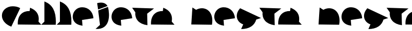 callejera negra negra font